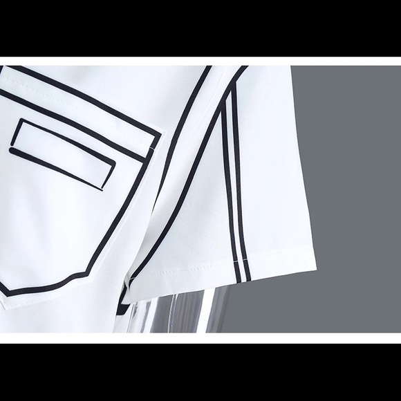 Black & White Button-Up - Picture 9 of 14